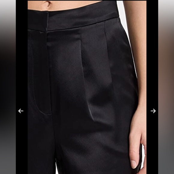 GENERATION LOVE PORTIA SATIN PANTS IN ESPRESSO, NWT - Picture 8 of 14